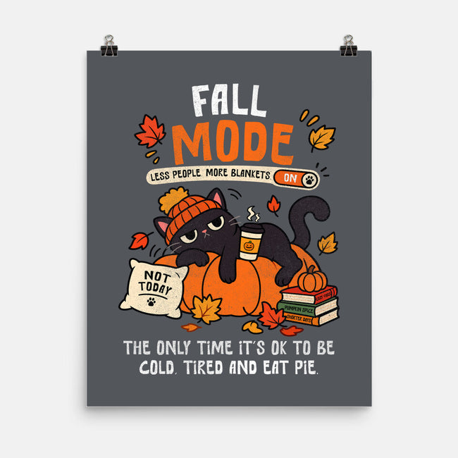 Fall Mode Activated-None-Matte-Poster-benyamine12