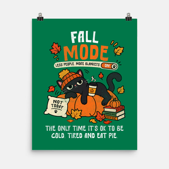 Fall Mode Activated-None-Matte-Poster-benyamine12