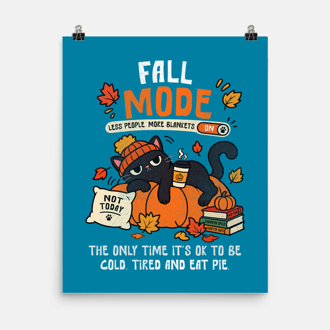 Fall Mode Activated-None-Matte-Poster-benyamine12