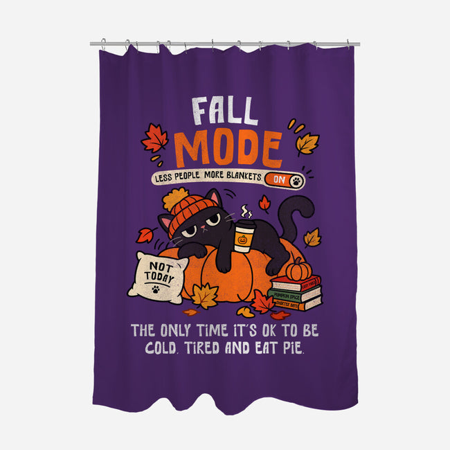 Fall Mode Activated-None-Polyester-Shower Curtain-benyamine12