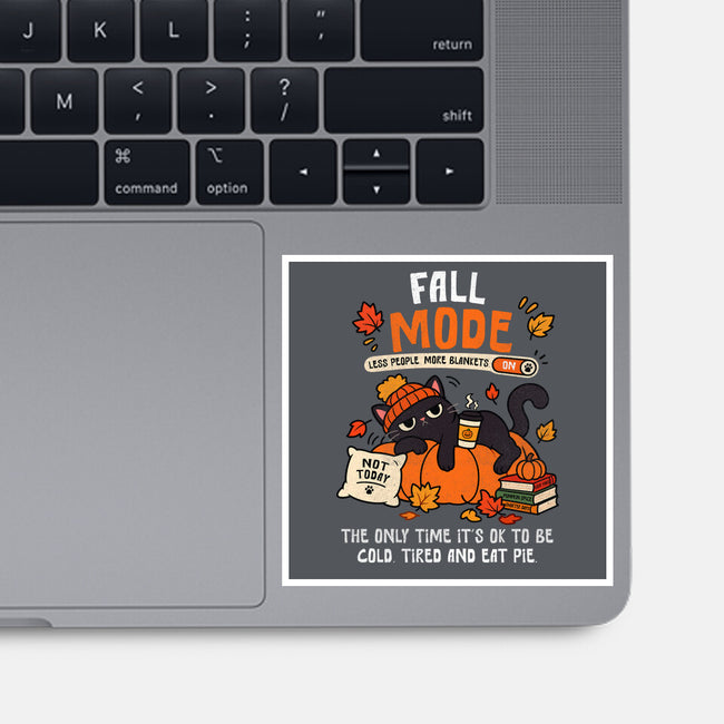 Fall Mode Activated-None-Glossy-Sticker-benyamine12