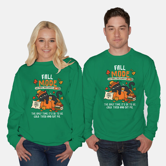 Fall Mode Activated-Unisex-Crew Neck-Sweatshirt-benyamine12