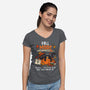 Fall Mode Activated-Womens-V-Neck-Tee-benyamine12