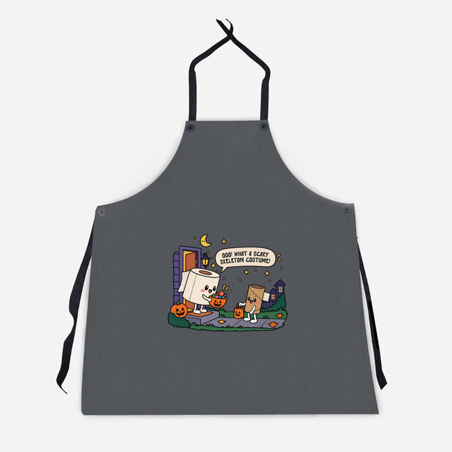 Bare Bones Halloween-Unisex-Kitchen-Apron-benyamine12