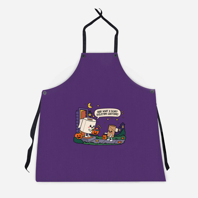 Bare Bones Halloween-Unisex-Kitchen-Apron-benyamine12