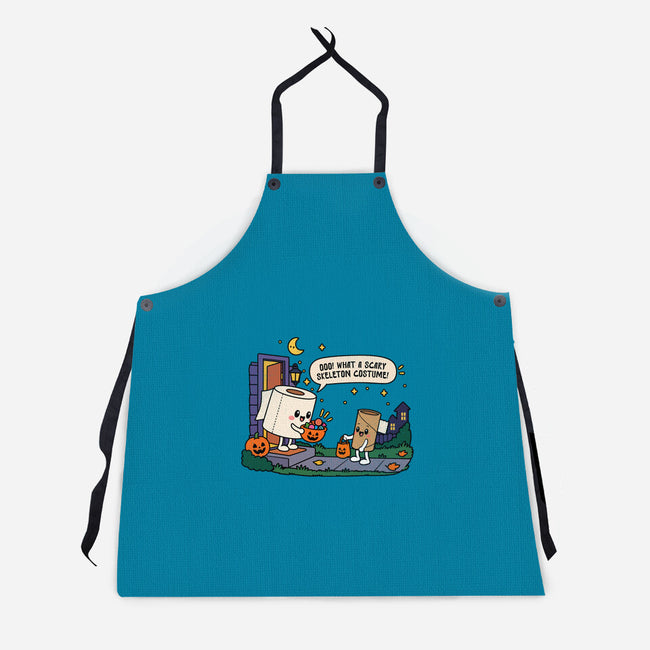 Bare Bones Halloween-Unisex-Kitchen-Apron-benyamine12