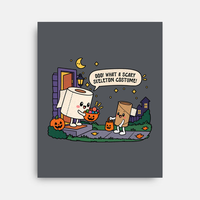 Bare Bones Halloween-None-Stretched-Canvas-benyamine12