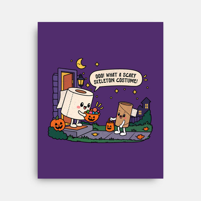 Bare Bones Halloween-None-Stretched-Canvas-benyamine12