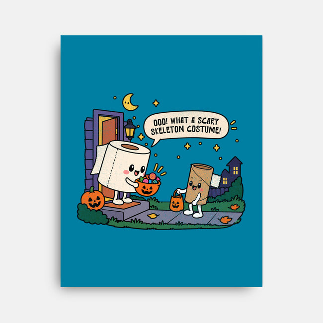 Bare Bones Halloween-None-Stretched-Canvas-benyamine12