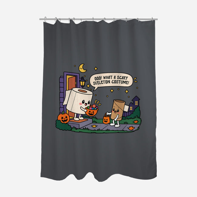 Bare Bones Halloween-None-Polyester-Shower Curtain-benyamine12