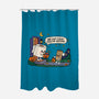 Bare Bones Halloween-None-Polyester-Shower Curtain-benyamine12