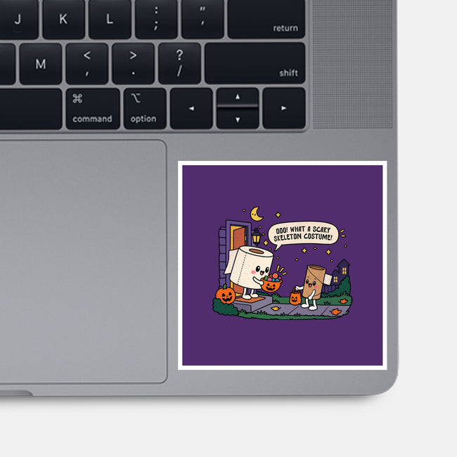 Bare Bones Halloween-None-Glossy-Sticker-benyamine12