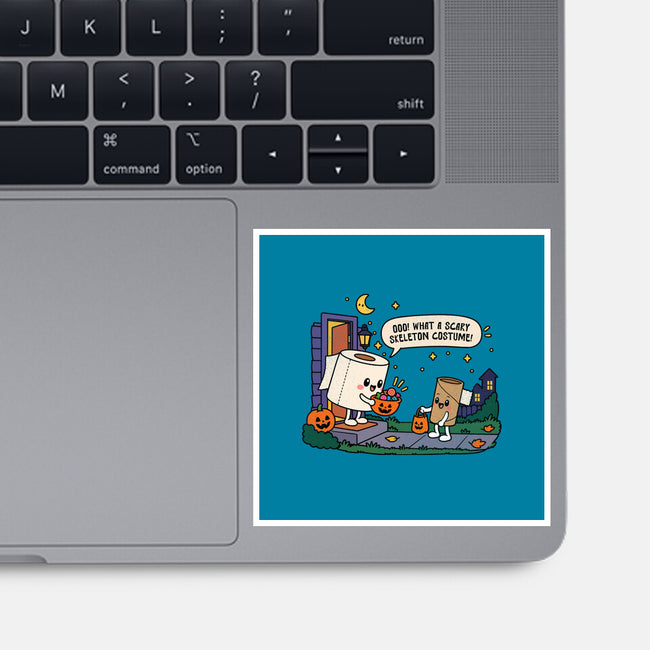 Bare Bones Halloween-None-Glossy-Sticker-benyamine12