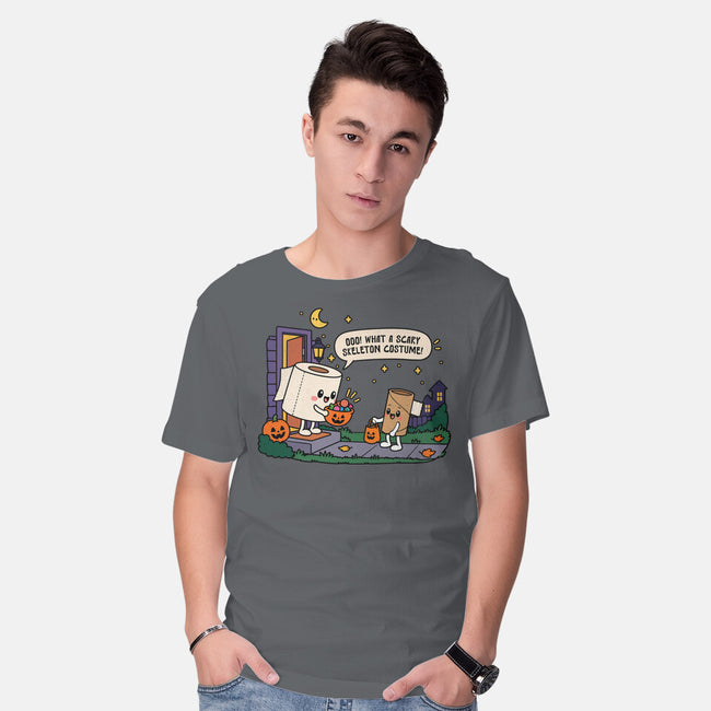 Bare Bones Halloween-Mens-Basic-Tee-benyamine12