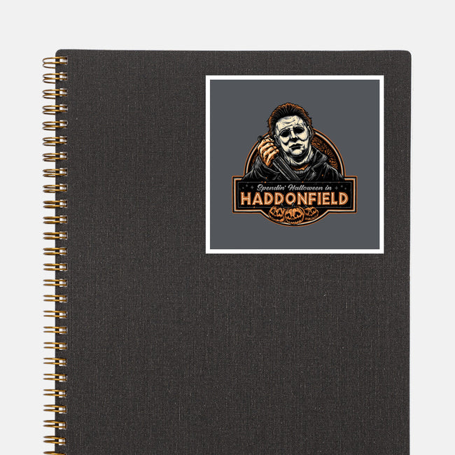 Halloween In Haddonfield-None-Glossy-Sticker-glitchygorilla