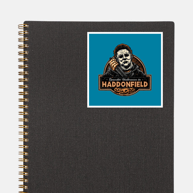 Halloween In Haddonfield-None-Glossy-Sticker-glitchygorilla