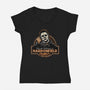 Halloween In Haddonfield-Womens-V-Neck-Tee-glitchygorilla