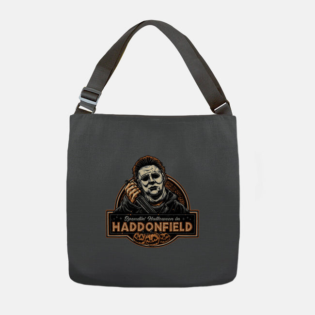 Halloween In Haddonfield-None-Adjustable Tote-Bag-glitchygorilla