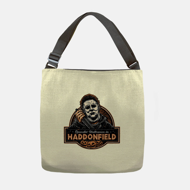 Halloween In Haddonfield-None-Adjustable Tote-Bag-glitchygorilla