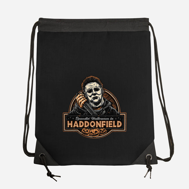 Halloween In Haddonfield-None-Drawstring-Bag-glitchygorilla