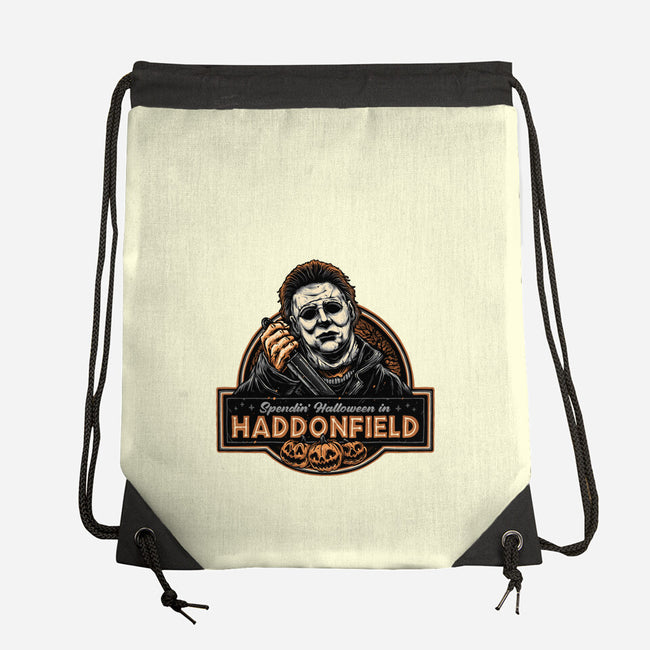Halloween In Haddonfield-None-Drawstring-Bag-glitchygorilla
