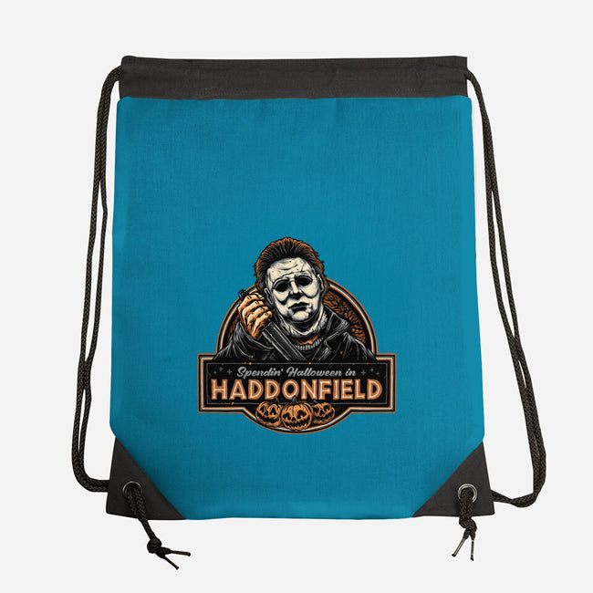 Halloween In Haddonfield-None-Drawstring-Bag-glitchygorilla