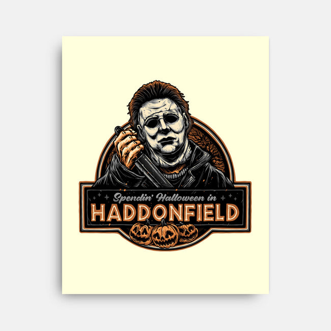 Halloween In Haddonfield-None-Stretched-Canvas-glitchygorilla