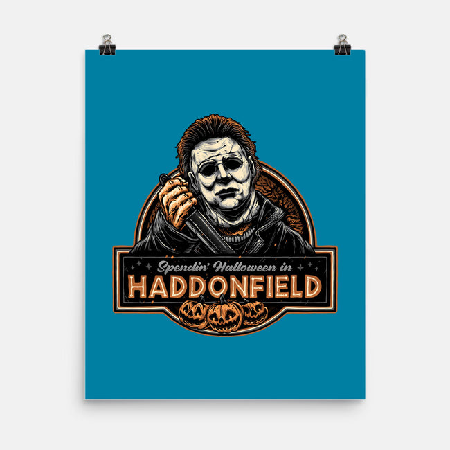 Halloween In Haddonfield-None-Matte-Poster-glitchygorilla