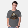 Halloween In Haddonfield-Mens-Basic-Tee-glitchygorilla