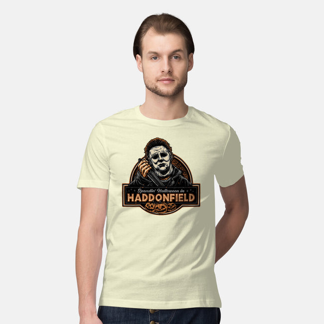 Halloween In Haddonfield-Mens-Premium-Tee-glitchygorilla
