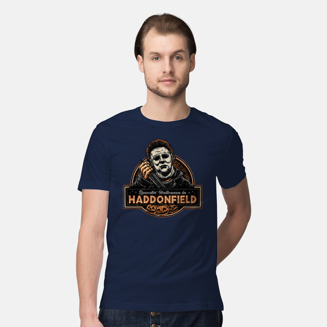 Halloween In Haddonfield-Mens-Premium-Tee-glitchygorilla