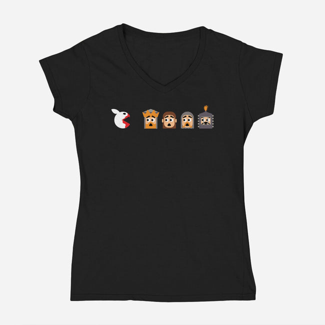 Runawaka-Womens-V-Neck-Tee-Tronyx79