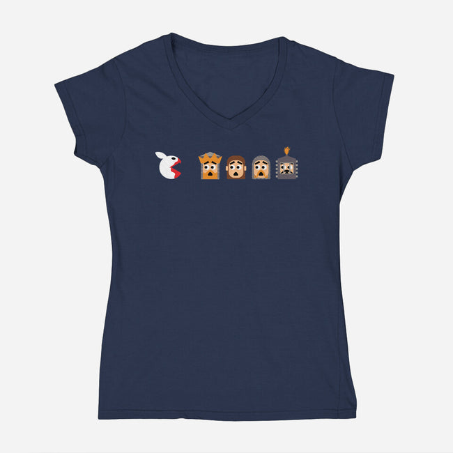 Runawaka-Womens-V-Neck-Tee-Tronyx79