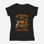 Halloween Spooky Every Season-Womens-V-Neck-Tee-Studio Mootant