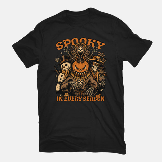 Halloween Spooky Every Season-Unisex-Basic-Tee-Studio Mootant