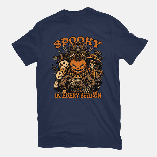 Halloween Spooky Every Season-Youth-Basic-Tee-Studio Mootant