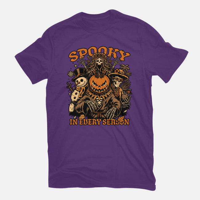 Halloween Spooky Every Season-Youth-Basic-Tee-Studio Mootant
