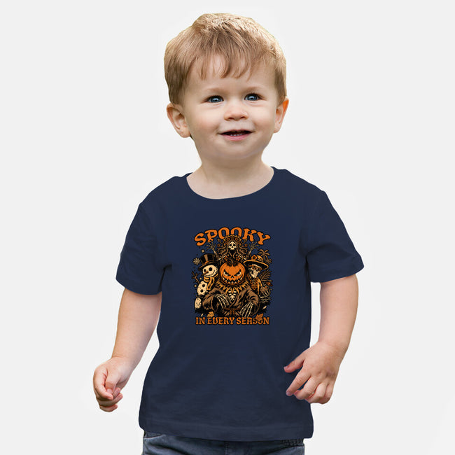 Halloween Spooky Every Season-Baby-Basic-Tee-Studio Mootant