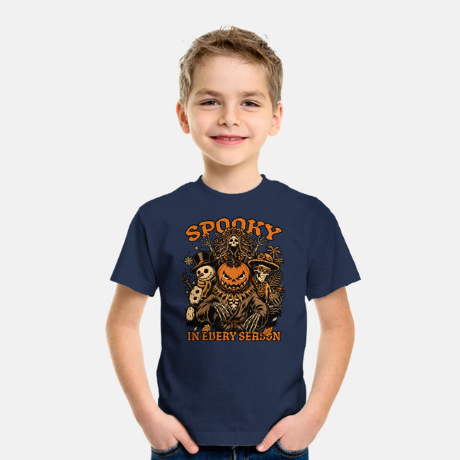 Halloween Spooky Every Season-Youth-Basic-Tee-Studio Mootant