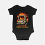 Pixel Email Fire Computer-Baby-Basic-Onesie-Studio Mootant