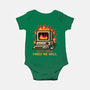 Pixel Email Fire Computer-Baby-Basic-Onesie-Studio Mootant