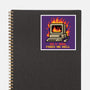 Pixel Email Fire Computer-None-Glossy-Sticker-Studio Mootant