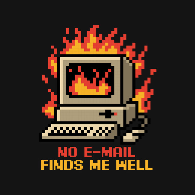 Pixel Email Fire Computer-Youth-Pullover-Sweatshirt-Studio Mootant