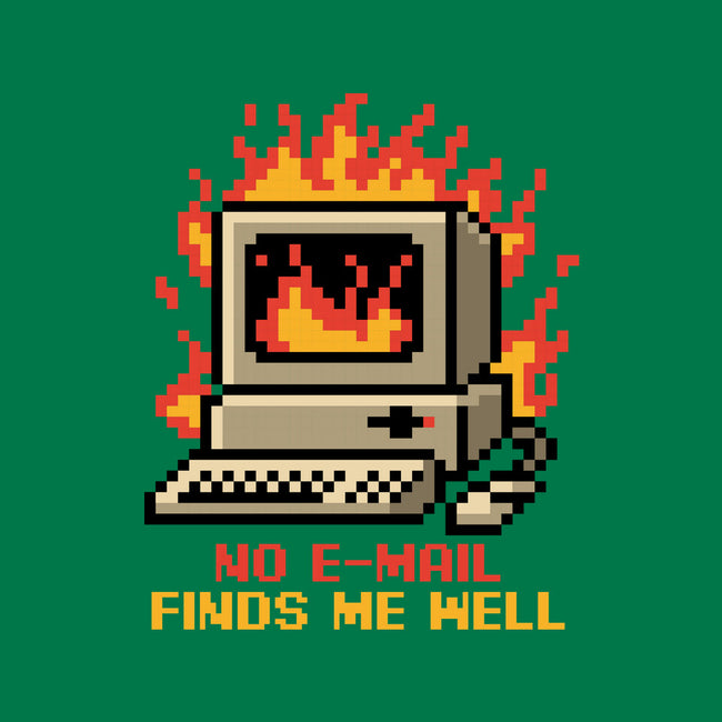 Pixel Email Fire Computer-Mens-Basic-Tee-Studio Mootant