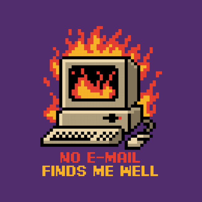Pixel Email Fire Computer-Unisex-Kitchen-Apron-Studio Mootant