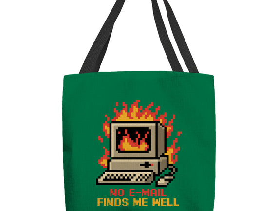 Pixel Email Fire Computer