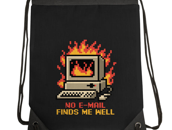 Pixel Email Fire Computer