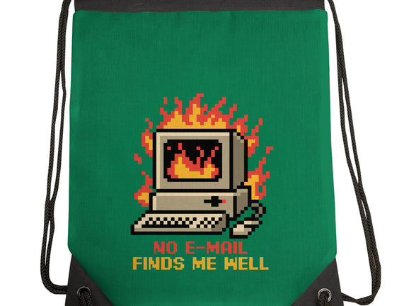Pixel Email Fire Computer