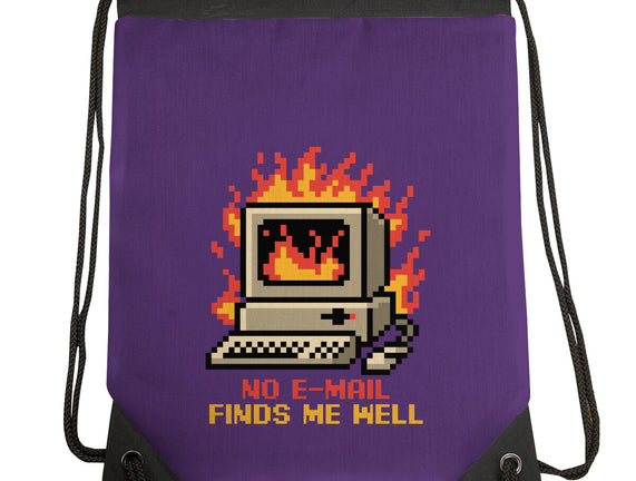 Pixel Email Fire Computer