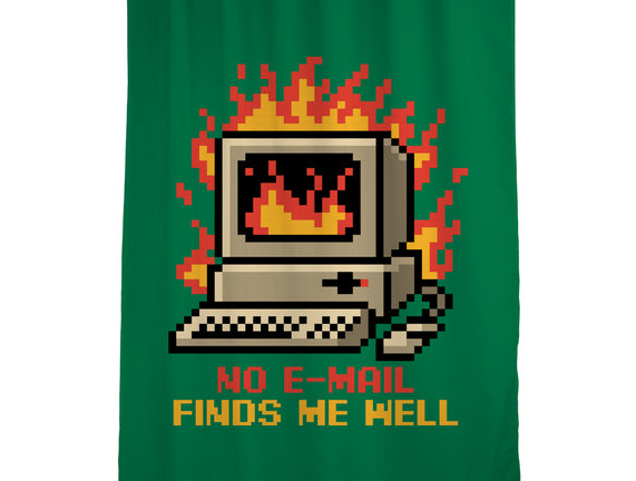 Pixel Email Fire Computer